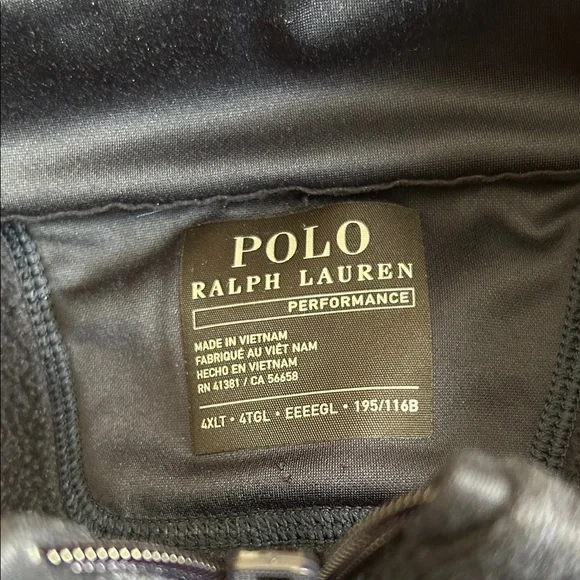 Vest Polo by Ralph Lauren Men's Dark Blue Zip-Up